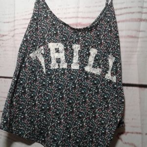 Women's sz 3x strapped floral crew neck